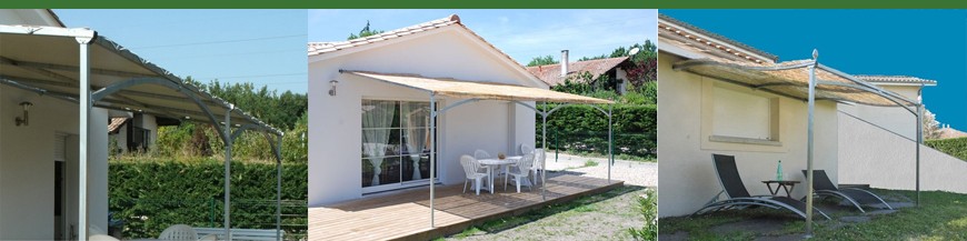 Pergolas en kit à ajuster et monter soi-même en quelques heu